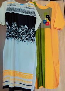 4 Colorful Women&#39;s Kurtas