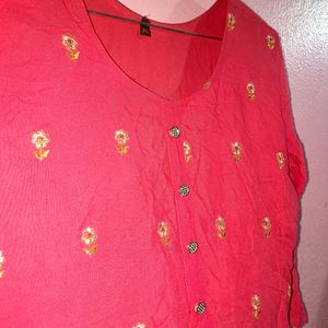 Women&#39;s Embroidery Long Frock Type Kurti