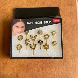Mini Nose Studs - 12 Piece Set