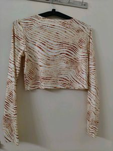 Stylish Animal Print Crop Top