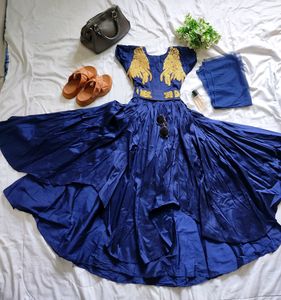 Beautiful Navy Blue Gown