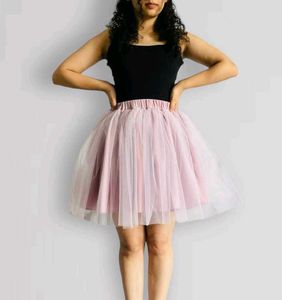 Tulle Mini Skirt