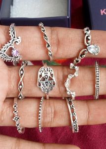 10 OXIDISED RINGS