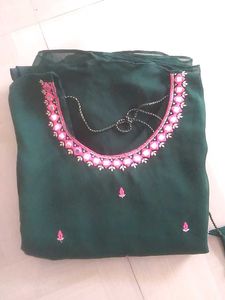Embroidered Anarkali Set.
