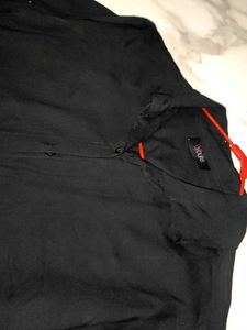 Black Button-Down
