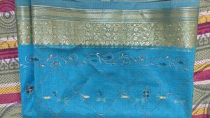 skyblue Saree