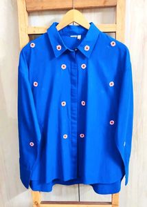 Embroidery Work Cotton Shirt Size-44-46