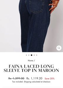 OUTCAST Faina Laced Long Sleeve Top