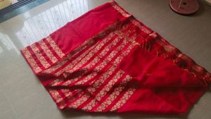 Women&#39;s Banarasi Cotton Silk Saree with Blouse
