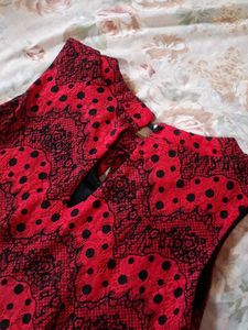 Red Polka Dot Tunic