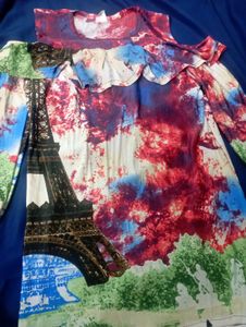 Funky Graphic Print Top