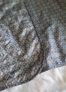 Patterned Open Front Jacket