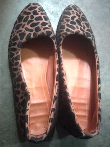 Leopard Print Ballerinas Jutti