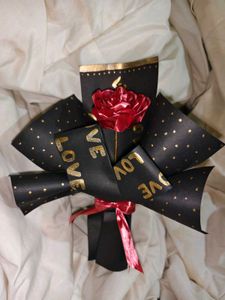 Satin Ribbon Rose Bouquet