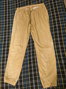 Khaki Jogger Pants