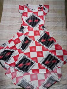 Combo Of Funky Checkered Dress And Pant