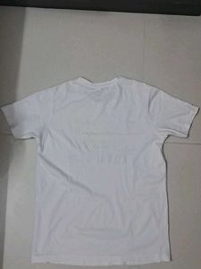 White Graphic Print Tee