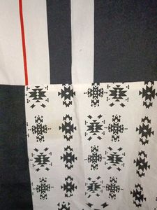 Unique Black &amp; White Print Dress