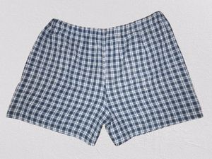 Blue Check Boxers