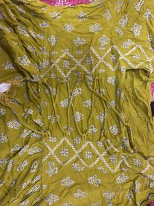 Green Printed Kurta