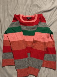 Striped Knit Sweater
