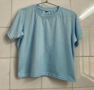 Light Blue Basic Tee