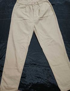 Beige Trousers