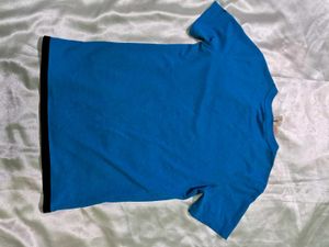 Adidas Blue Training T-Shirt Climachill