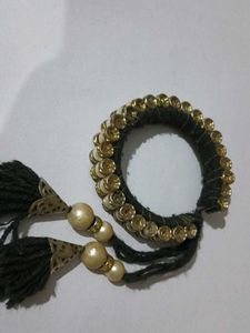 Black &amp; Gold Bracelet