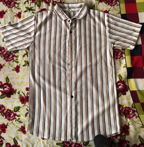 Striped Short Sleeve Shirt