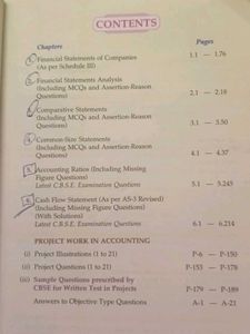 Analysis of Financial Statements Class XII