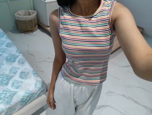 Vibrant Multicolour Tank Top