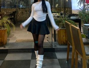 Cute Charcoal Grey Skirt