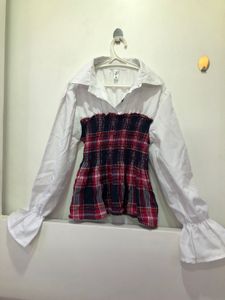 Cute Plaid Corset Top❤️