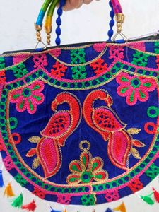 Embroidered 🦚Peacock Shoulder Bag