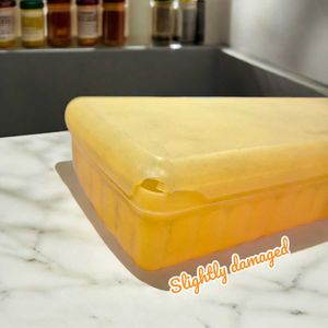 🍱 Tupperware Yellow Slim Lunch Box