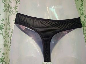 Black String Thong
