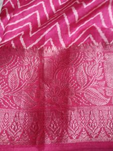 Used Orginal Joint Dolo Pink Saree