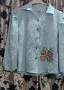 Vintage Light Blue Button Down
