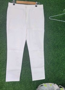 White Straight Leg Pants