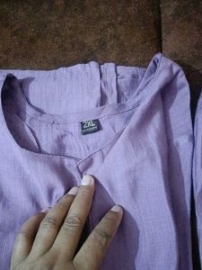 Kurta Pent Dupatta Lavender🫰