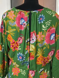 YESSICA Floral Anti-Fit Green Dress✨