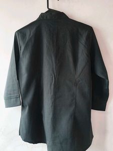 Classic Black Button-Down Shirt