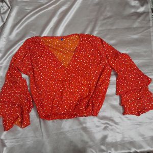Ruffle Sleeves Top