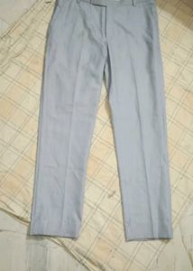 Gray Straight Leg Pants