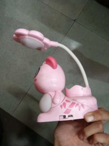 Cute Pink Bear LED Desk Lamp