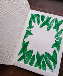 Leaf Art Customized Greeting