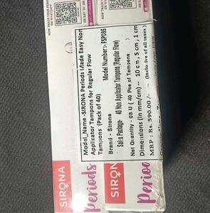 Sirona Tampons - 40 Count