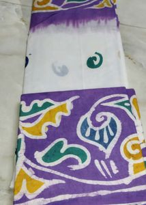 Pure Cotton Batick Saree