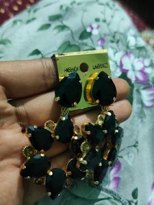 New Black Stone Earrings